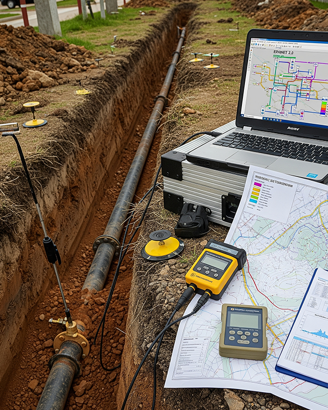 Equipamiento y area de trabajo en función de Reduccion de Agua No Contabilizada (RANC)